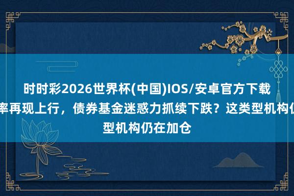 时时彩2026世界杯(中国)IOS/安卓官方下载 长端利率再现上行，债券基金迷惑力抓续下跌？这类型机构仍在加仓